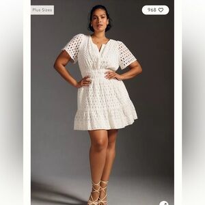 The Somerset Mini Dress: Eyelet
Edition